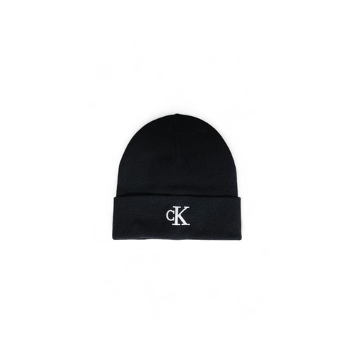 Calvin Klein Men's Black Recycled Polyester Hats & Cap - One Size - Main Image
