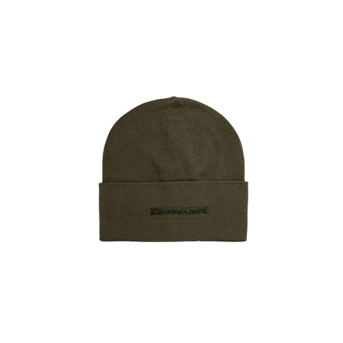 Calvin Klein Jeans Men's Green Cotton Hats & Cap - One Size - Main Image