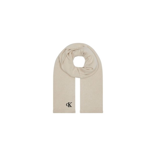 Calvin Klein Women's Beige Cotton Scarf - One Size - Main Image