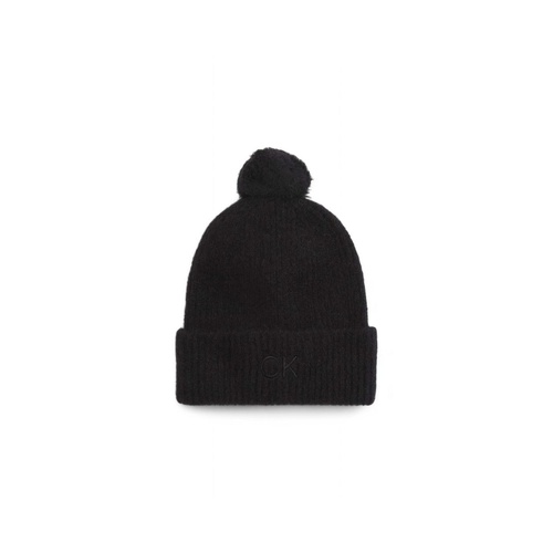 Calvin Klein Women's Black Alpaca Hat - One Size - Main Image