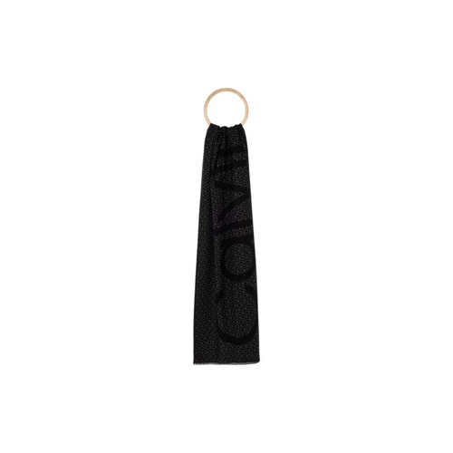 Calvin Klein Women's Black Acrylic Scarf - One Size - Main Image