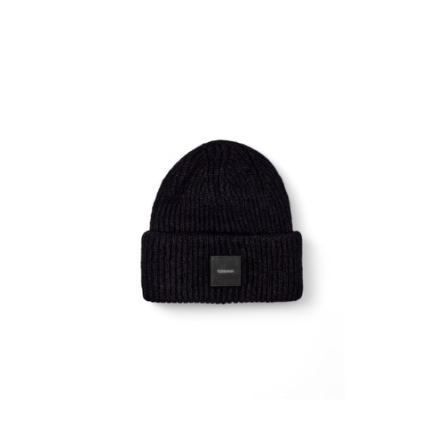 Calvin Klein Men's Black Alpaca Hats & Cap - One Size - Main Image