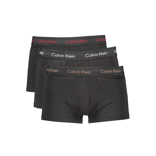 Calvin Klein Men's Black Cotton  Underwear Trunks - S - Main Image