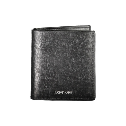 Calvin Klein Men's Black Leather Wallet - One Size - Main Image
