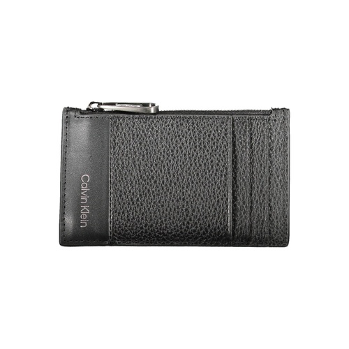 Calvin Klein Men's Black Leather Wallet - One Size - Main Image