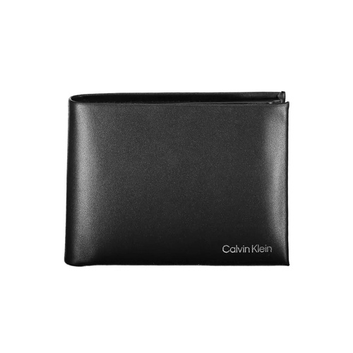 Calvin Klein Men's Black Leather Wallet - One Size - Main Image