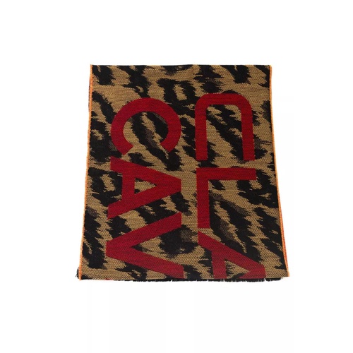 Cavalli Class Men's Exotic Animalier Fantasy Logo Scarf - One Size - Main Image