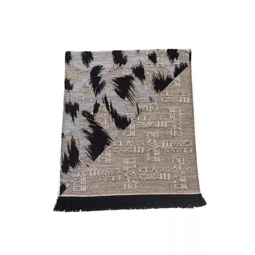 Cavalli Class Men's Chic Animalier Wool-Blend Scarf - One Size - Main Image