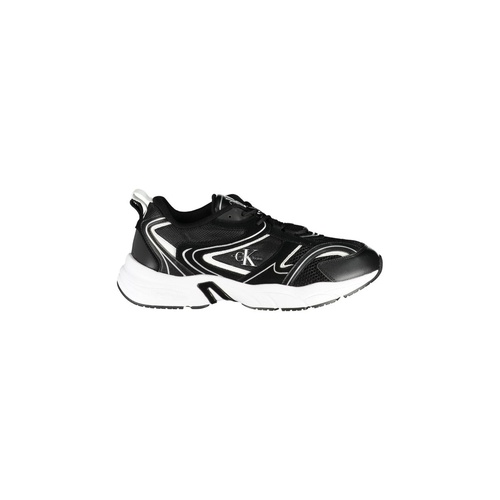 Calvin Klein Men's Black Polyester Sneaker - 40 EU - Main Image