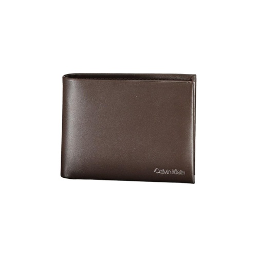 Calvin Klein Men's Brown Leather Wallet - One Size - Main Image