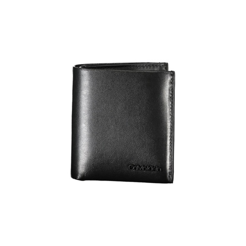 Calvin Klein Men's Black Leather Wallet - One Size - Main Image