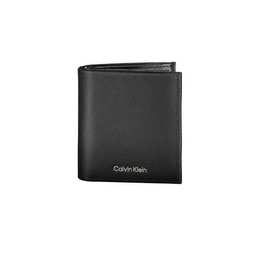 Calvin Klein Men's Black Leather Wallet - One Size - Main Image