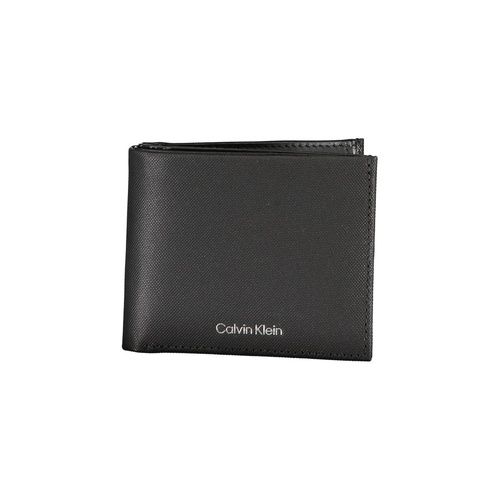 Calvin Klein Men's Black Leather Wallet - One Size - Main Image