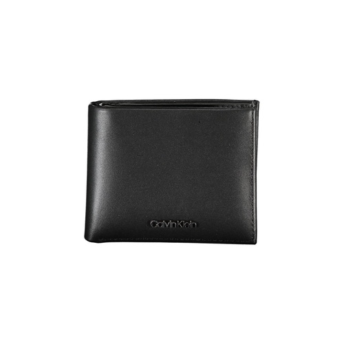 Calvin Klein Men's Black Leather Wallet - One Size - Main Image