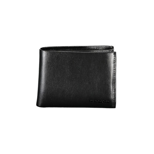 Calvin Klein Men's Black Leather Wallet - One Size - Main Image