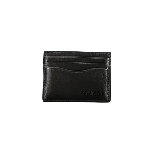 Calvin Klein Men's Black Leather Wallet - One Size - Main Image