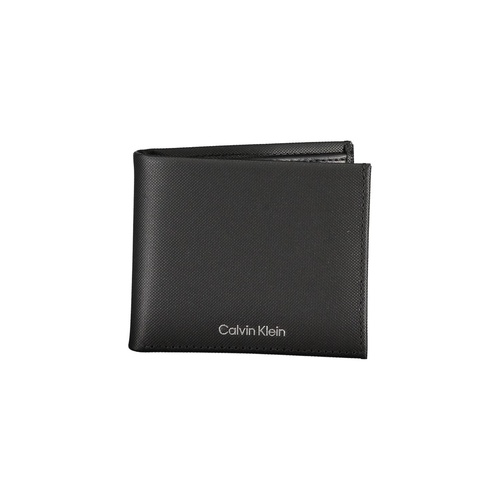 Calvin Klein Men's Black Leather Wallet - One Size - Main Image