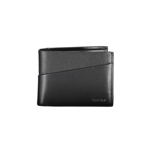 Calvin Klein Men's Black Leather Wallet - One Size - Main Image