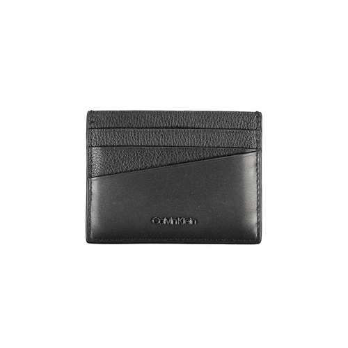 Calvin Klein Men's Black Leather Wallet - One Size - Main Image