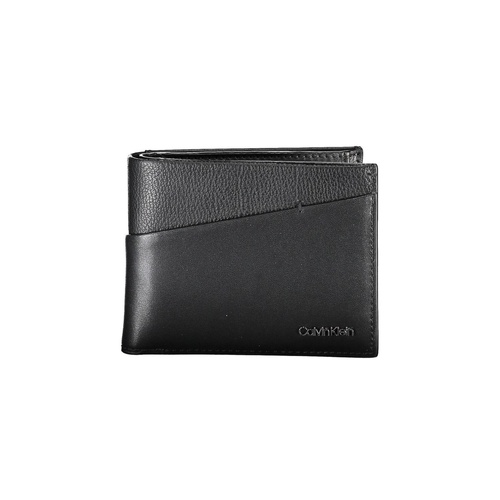 Calvin Klein Men's Black Leather Wallet - One Size - Main Image