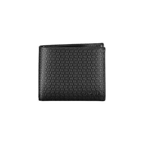 Calvin Klein Men's Black Leather Wallet - One Size - Main Image