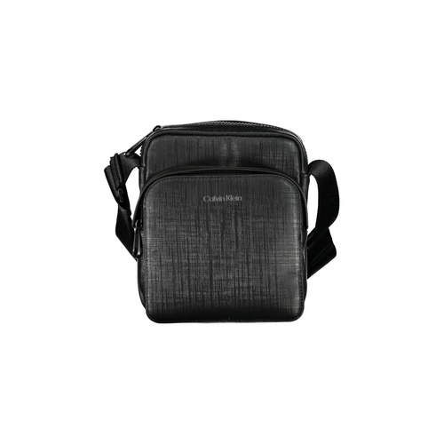 Calvin Klein Men's Black Polyester Shoulder Bag - One Size - Main Image
