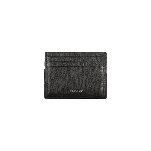 Calvin Klein Men's Black Leather Wallet - One Size - Main Image