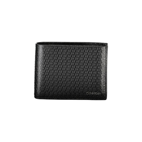 Calvin Klein Men's Black Leather Wallet - One Size - Main Image