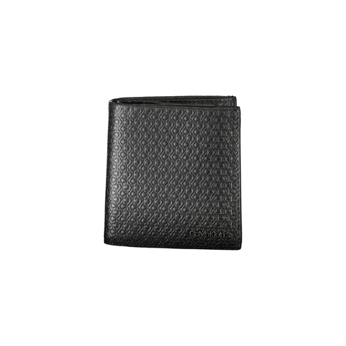 Calvin Klein Men's Black Leather Wallet - One Size - Main Image