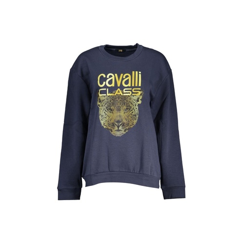 Cavalli Class Women's Blue Cotton Sweater - XL - Main Image