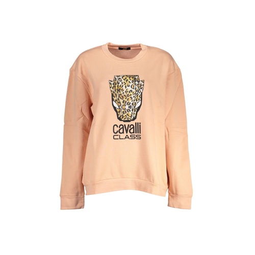 Cavalli Class Women's Pink Cotton Sweater - XL - Main Image
