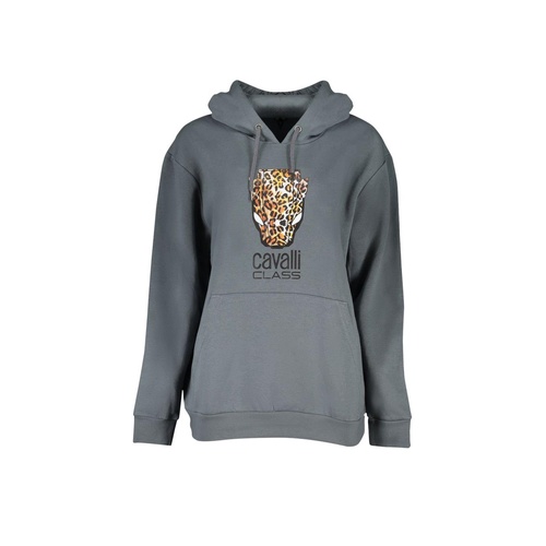 Cavalli Class Women's Gray Cotton Sweater - L - Main Image