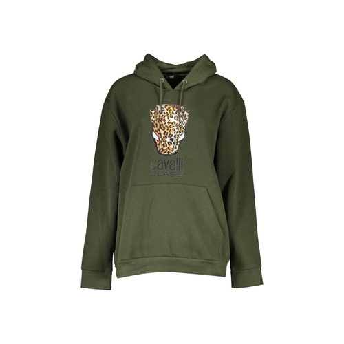 Cavalli Class Women's Green Cotton Sweater - M - Main Image