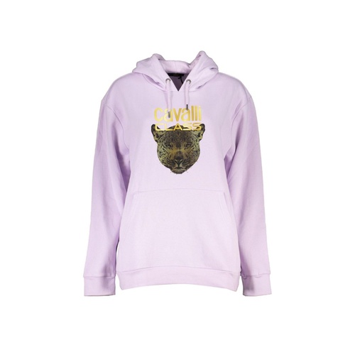 Cavalli Class Women's Purple Cotton Sweater - XL - Main Image