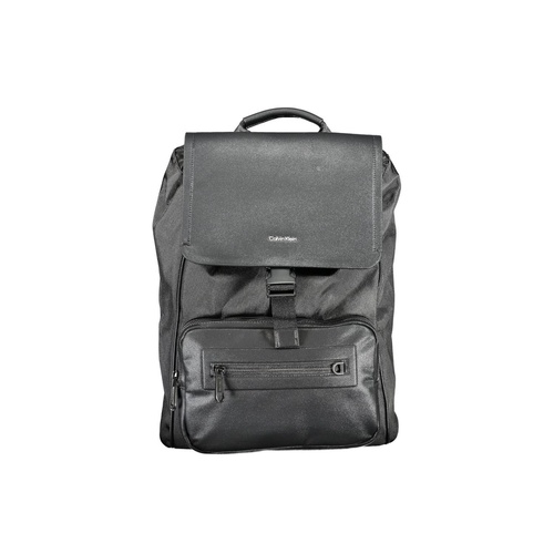 Calvin Klein Men's Black Polyester Backpack - One Size - Main Image