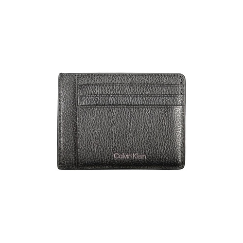 Calvin Klein Men's Black Leather Wallet - One Size - Main Image