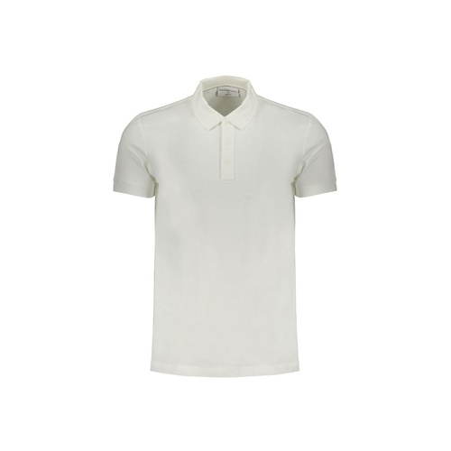 Calvin Klein Men's White Cotton Polo Shirt - M - Main Image