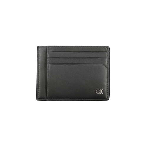 Calvin Klein Men's Black Leather Wallet - One Size - Main Image