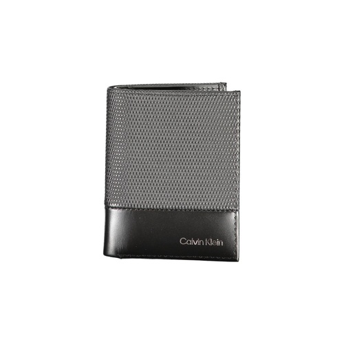 Calvin Klein Men's Black Leather Wallet - One Size - Main Image