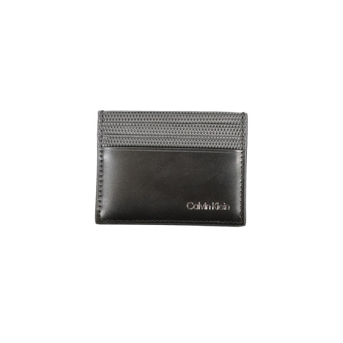 Calvin Klein Men's Black Leather Wallet - One Size - Main Image