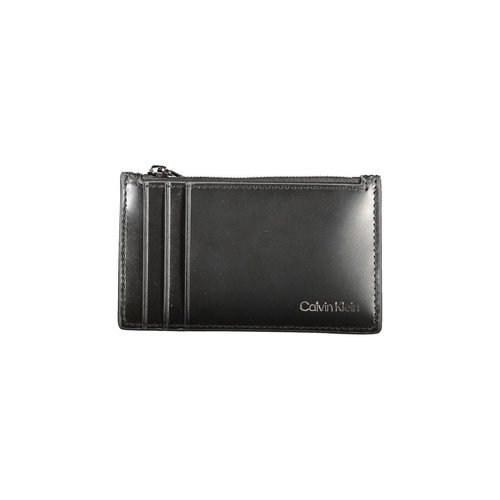 Calvin Klein Men's Black Leather Wallet - One Size - Main Image