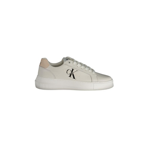 Calvin Klein Women's White Polyester Sneaker - 39 EU - Main Image