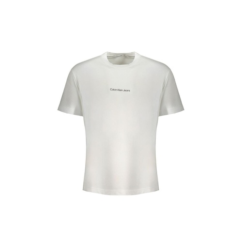Calvin Klein Men's White Cotton T-Shirt - XL - Main Image