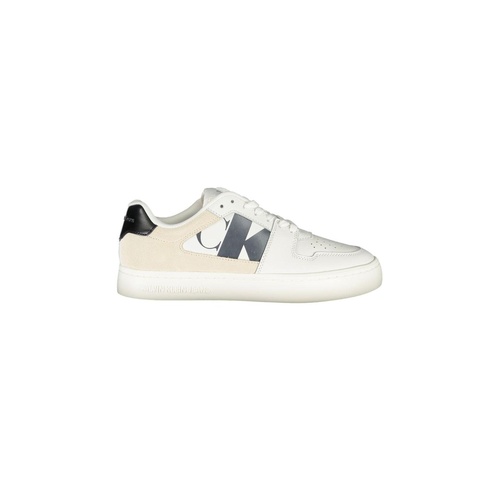 Calvin Klein Women's White Polyester Sneaker - 39 EU - Main Image