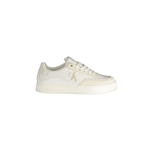 Calvin Klein Women's White Polyester Sneaker - 40 EU - Main Image