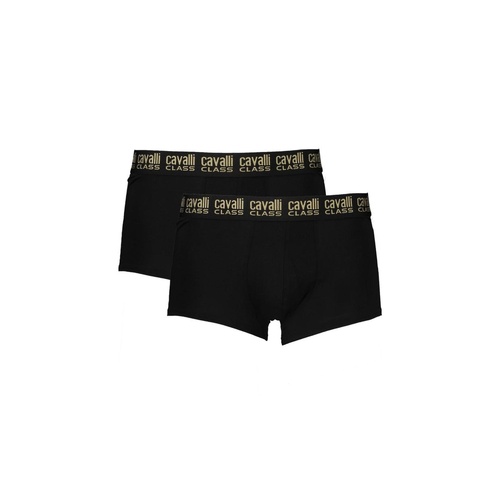 Cavalli Class Men's Black Cotton Underwear - L - Main Image