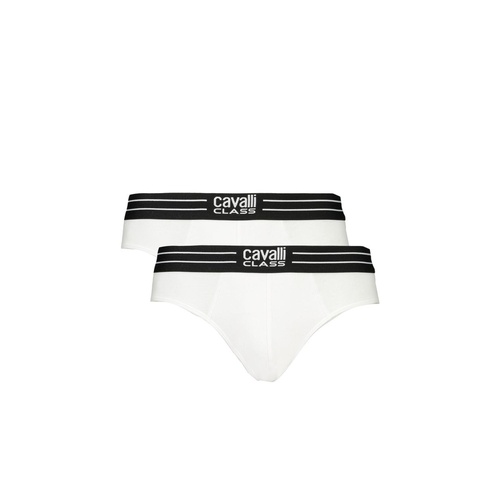 Cavalli Class Men's White Cotton Underwear - M - Main Image