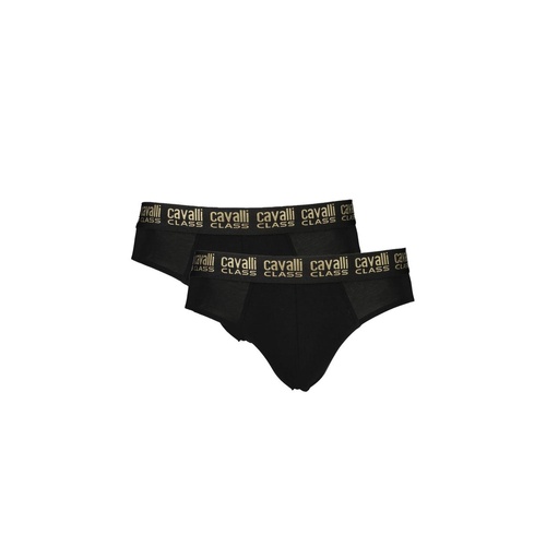 Cavalli Class Men's Black Cotton Underwear - M - Main Image