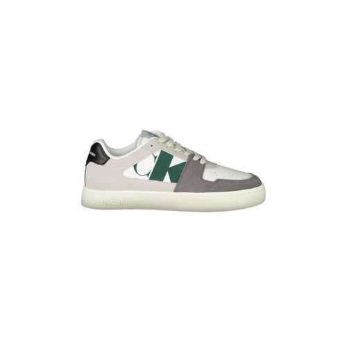 Calvin Klein Men's White Polyester Sneaker - 44 EU - Main Image