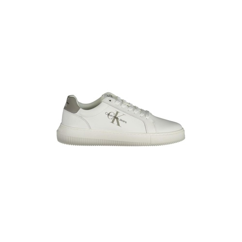 Calvin Klein Men's White Polyester Sneaker - 40 EU - Main Image